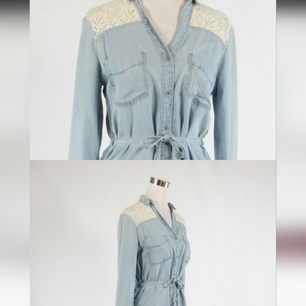 Anthropologie Holiding Horses denim shirt dress, size Medium. New without tags.